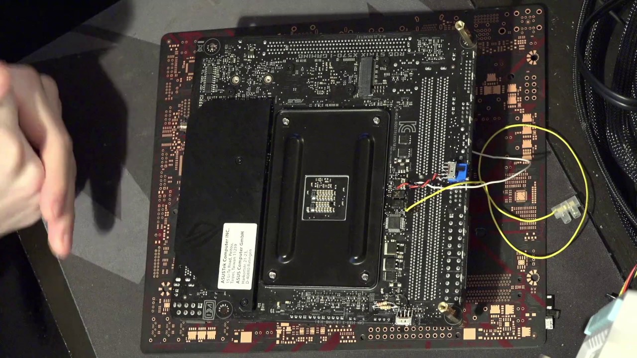 Asus Strix X570i Gaming Modified For Better Memory Voltage Ranges Strix X570i Buildzoid Edition Youtube