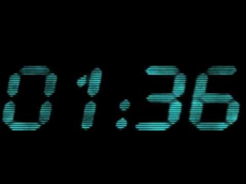 2 minute countdown timer digital blue youtube