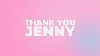 Thank you Jenny!