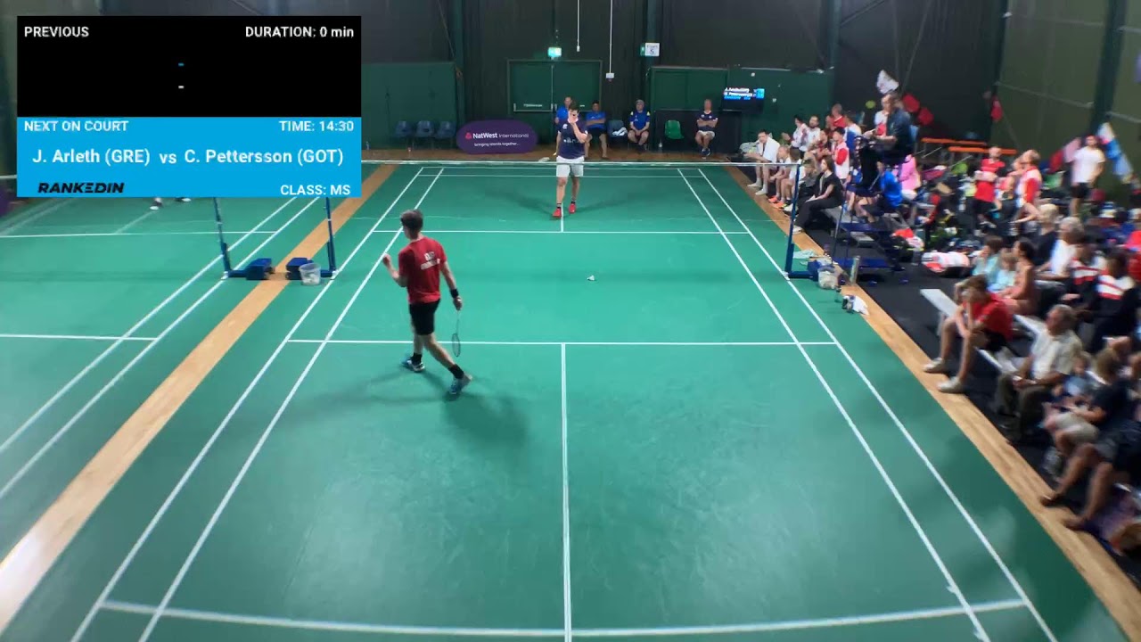 Court 5 Badminton Day 3 NatWest International Island Games 2023