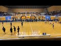 第28回JOCカップ ハンドボール大会 男子決勝トーナメント１回戦・福井vs岡山（前半）ライブ配信　ユニフォーム赤：福井　白：岡山