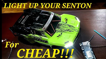 Cheap Lights For Your Arrma Senton!!!