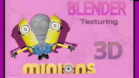 Minion 3D Model Texture in Blender | Part 5 | Blender Tamil Tutorial | VPee Studios
