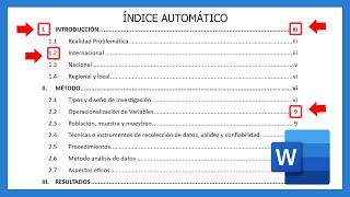 ⚡INSERT INDEX AND AUTOMATIC NUMBERING IN WORD 2022 | APA STANDARDS 7th EDITION