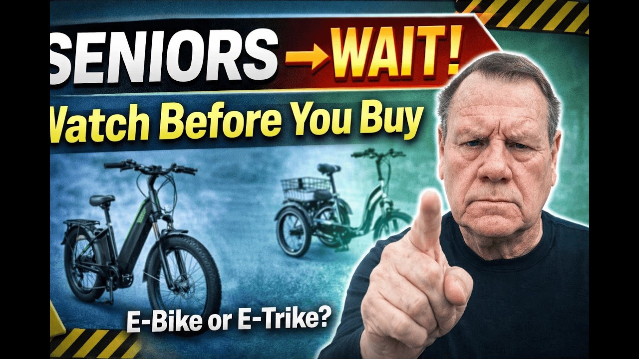 Покупаете электровелосипед или электротрицикл? Пожилым людям ОБЯЗАТЕЛЬНО нужно посмотреть это вид...