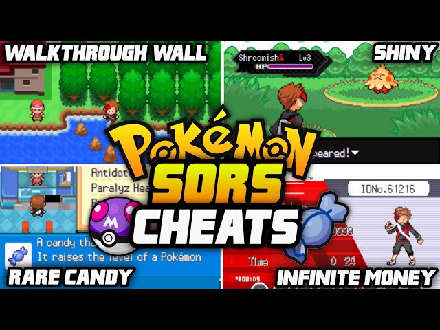 Pokemon SORS Cheats GBA ROM 