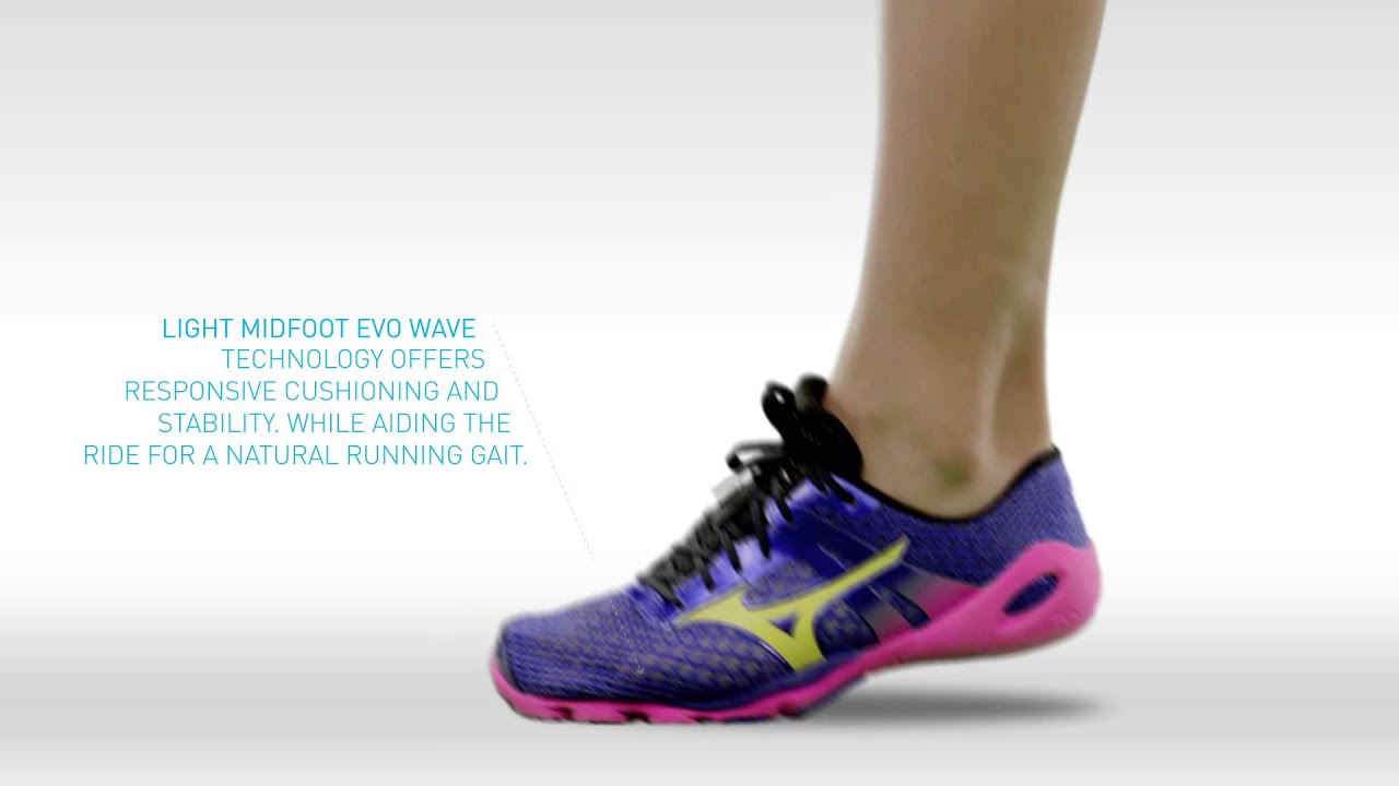 Mizuno Wave Evo - Built for Mid and forefoot Runners - YouTube