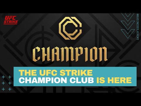 The UFC Strike Champion Club is Here