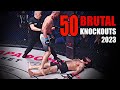 50 most brutal knockouts ever in mma 2023 