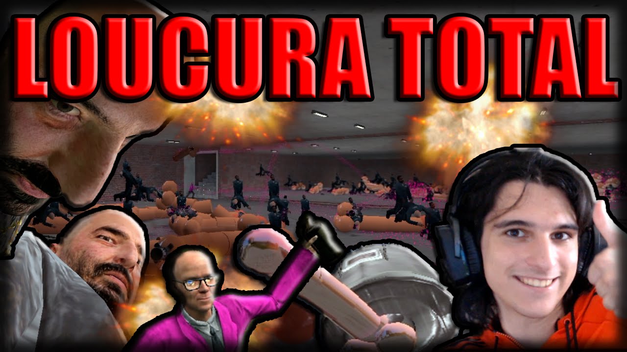 LOUCURA TOTAL - GMOD, FACECAM, PIROCAS E CAOS 