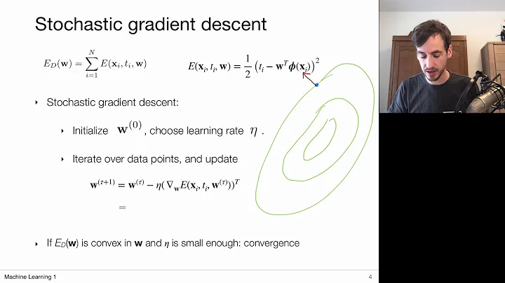 3.3 Stochastic Gradient Descent (UvA - Machine Learning 1 - 2020)