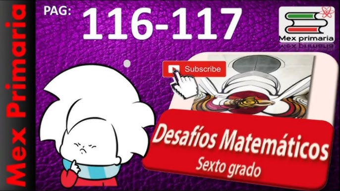 Matematicas 6 Paginas 116 117 Matematicas Sexto Grado Matematicas 6to Mate 6 Pag 116 117 Respuetas Youtube