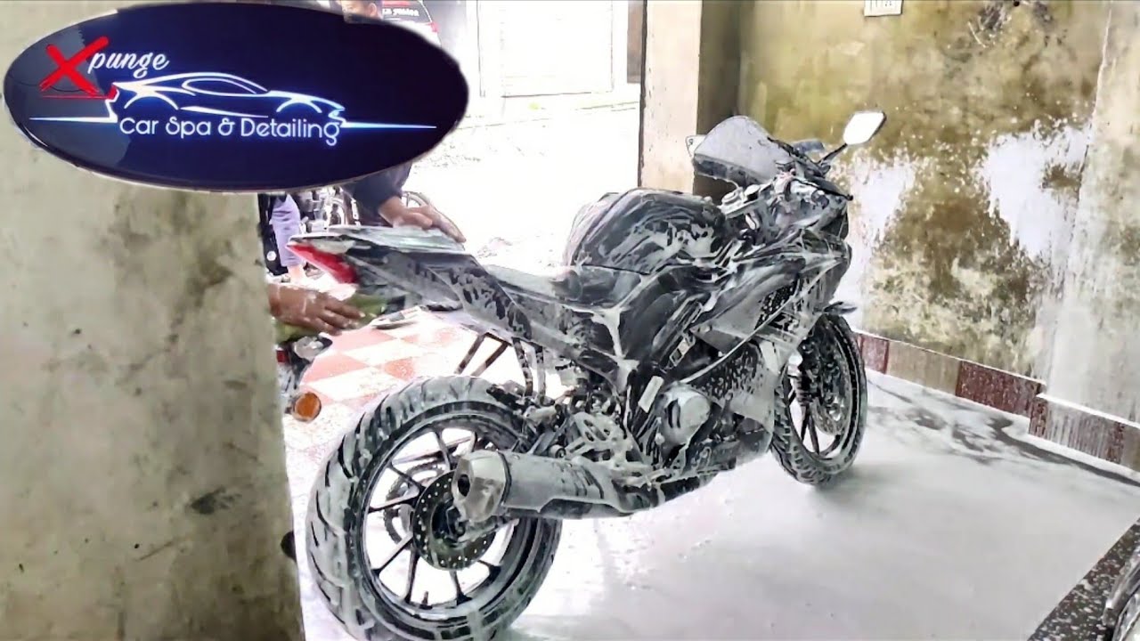 se Lav en seng brænde Bike wash in Darjeeling | X-punge car spa & detailing - YouTube