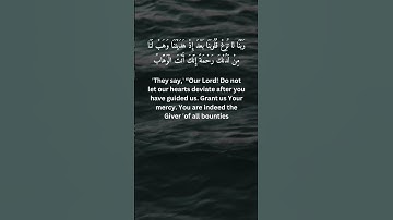 سورة آل عمران - Surah Al'Imran [الآية: 8-9] ❤