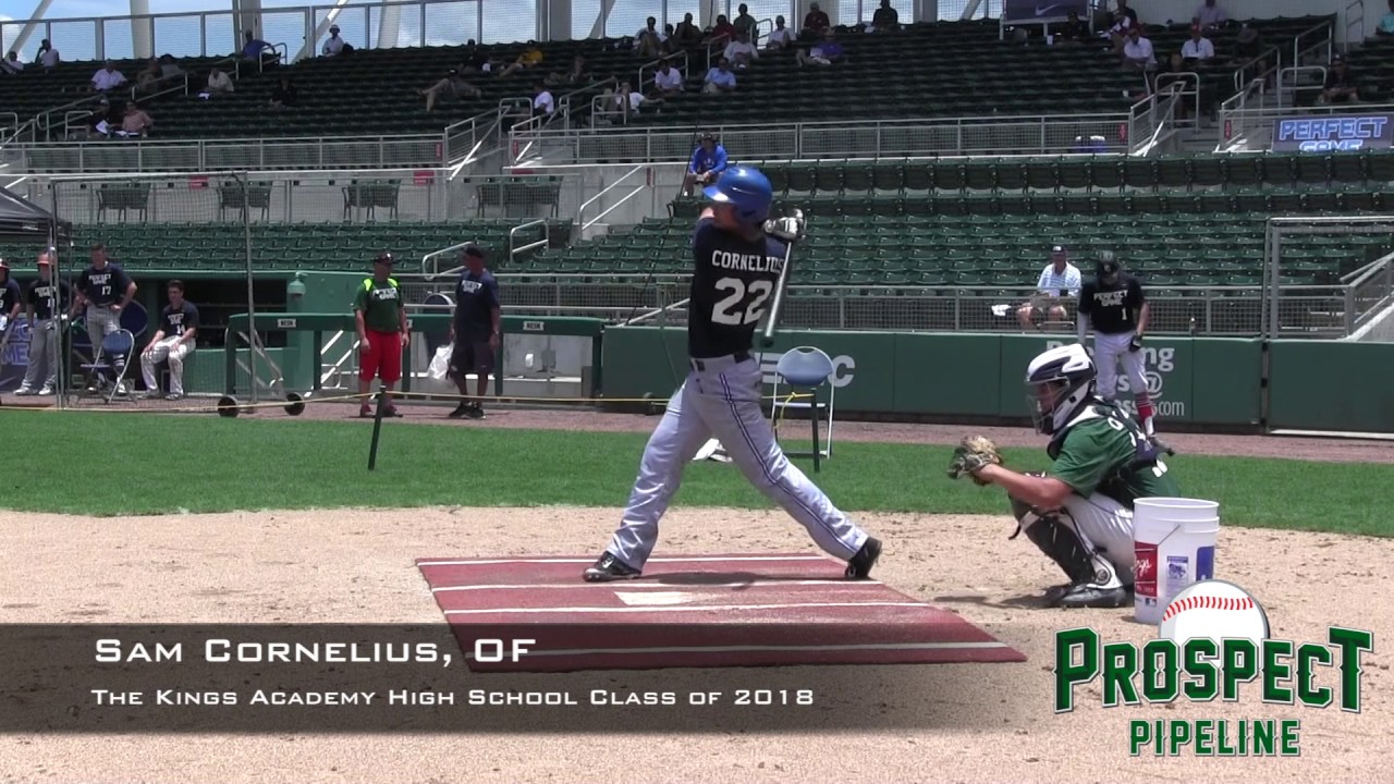 Sam Cornelius prospect video, OF, The Kings Academy High School Class of 2018