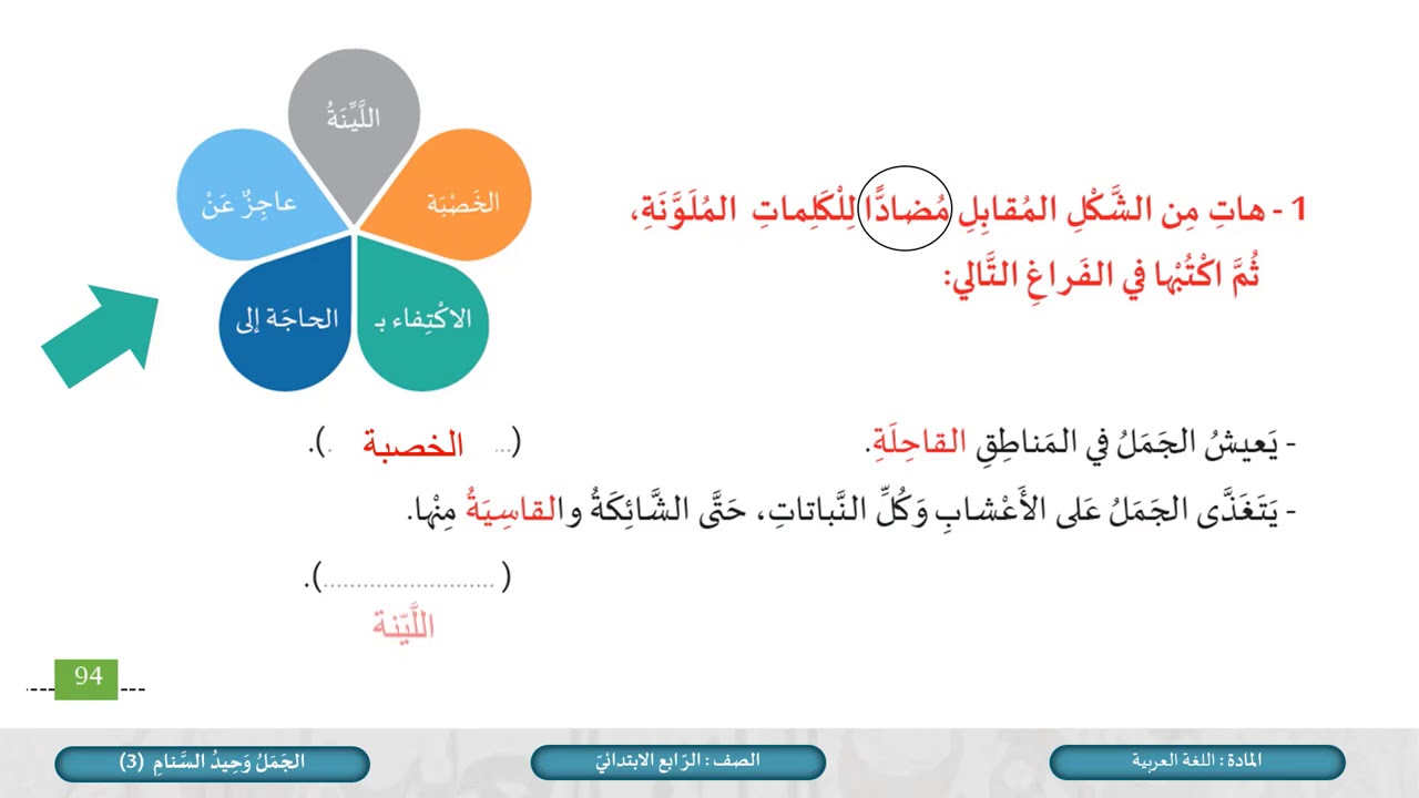 كلمة القاحلة