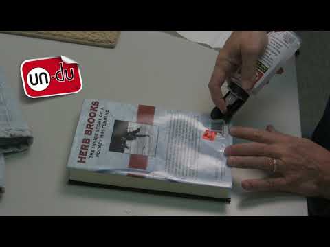 How to remove a label from a book