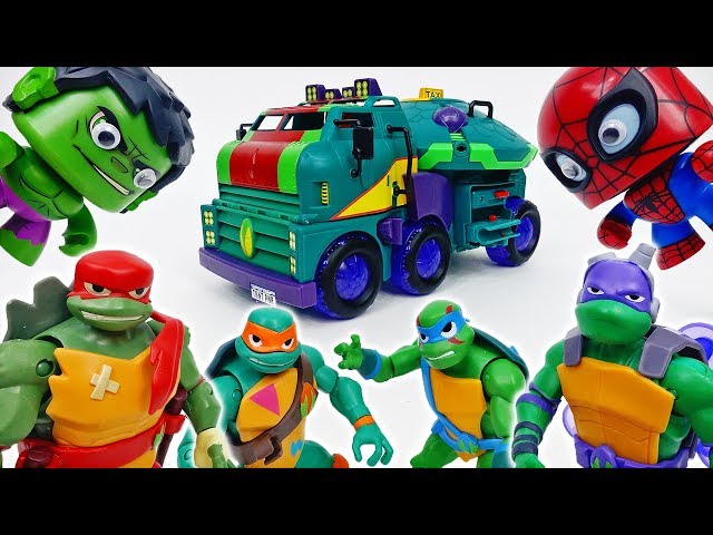 The Avengers Gone Mad~! Ninja Turtles, Wake Them Up - ToyMart TV