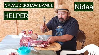 A peek into a Navajo squaw dance ceremony(Nidaa). I was able to help with meal preparations. Profile