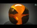 DIY Amber epoxy lamp. ( How to make a lamp of stone.) RESIN ART