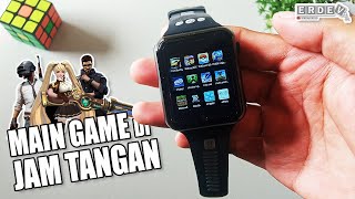 MAIN GAME PUBG, FREE FIRE, ML, GTA, POKEMON, MINECRAFT DI JAM TANGAN - Smartwatch W5 Aladeng 4G