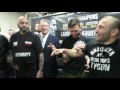 Avtandil Khurtsidze and Billy Joe Saunders angrily clash at a press conference!