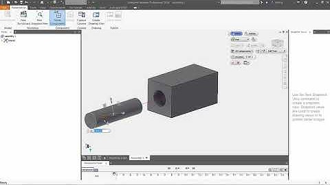 Inventor 101: Presentation Panel Basics