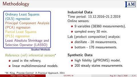 M. Mojto: Advanced Process Control of an Industrial Column using Data-based Inferential Sensors
