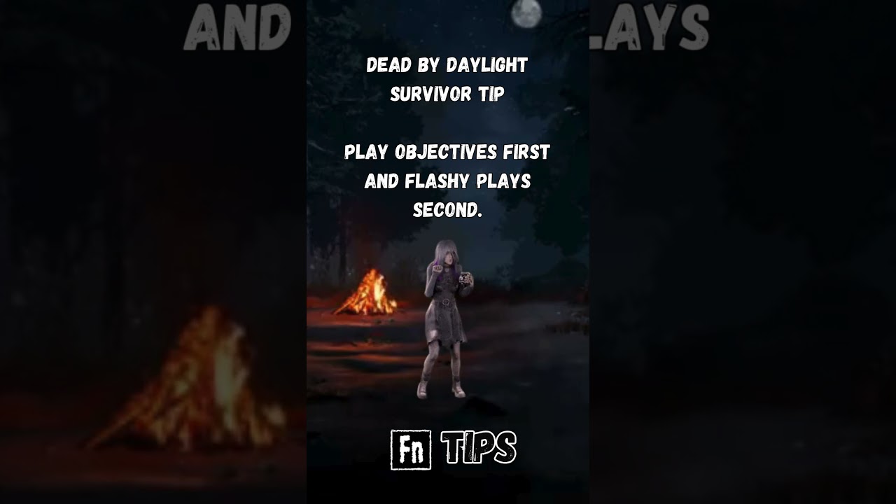 Dead By Daylight Survivor Tip - Play objectives first and flashy plays second. #dbdcreator