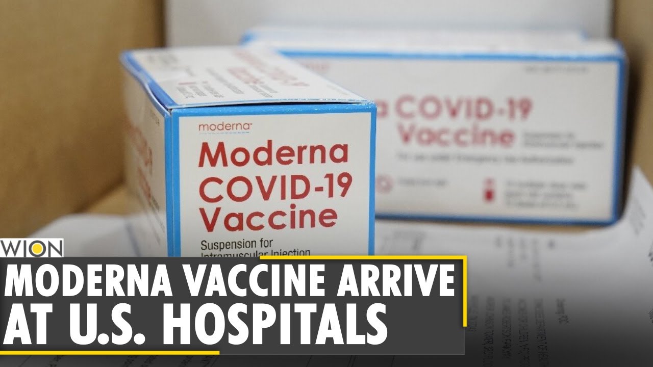 Moderna Vaccine arrives in the U.S., healthcare workers get Moderna shot | Corona Vaccine