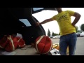 The best method to inflate a dozens of basketball balls