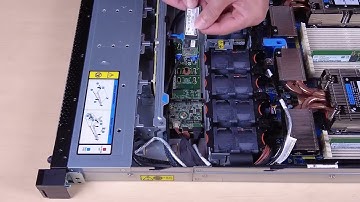 Lenovo ThinkSystem SR630 V3 installing an M.2 backplane and M.2 drive