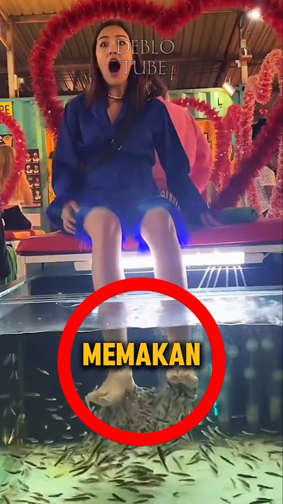 Download lagu Unique foot therapy with fish that will surprise and tickle you #shorts