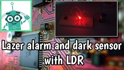 Laser alarm and dark sensor with LDR | Tutorial soon !