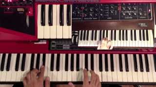 Video thumbnail of "Spring Yard Zone - Funk Chords - Keyboard Piano Tutorial"