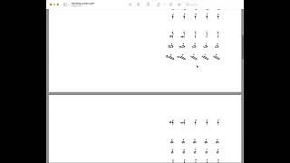 Syriac Language Practice - Week 1 ReadingLetters