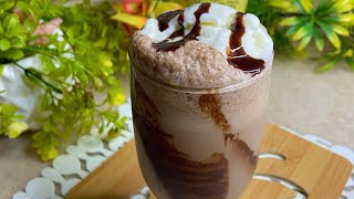 Easy chocolate milkshake recipe | Simple ingredients chocolate milkshake | Yummy Recipes Milkshake