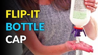 Flip-It Bottle Cap Lets You Get Every Last Drop From Your Bottles