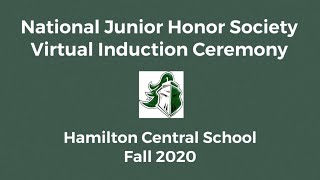 NJHS Virtual Induction Ceremony 2020
