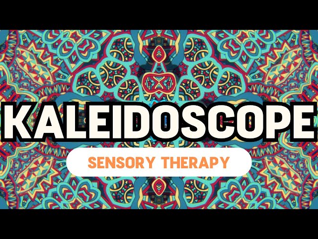 Kaleidoscope and Relaxing Music || Autism Sensory Therapy class=