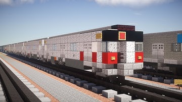 Minecraft NYC MTA R188 Subway Car Tutorial