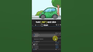 Car Wheels Auto Rotation After Effects Tutorials