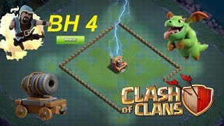 Clash Of Clans - Builder Hall 4 Defendingtroll Base Replays
