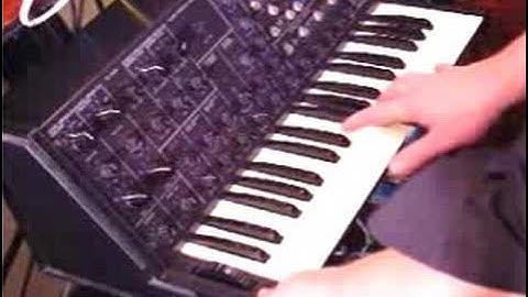 MS-20 Analog Monophonic Synthesizer Playing Chords