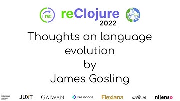 James Gosling Keynote "Thoughts on language evolution"
