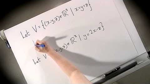 Intro to Vector Spaces