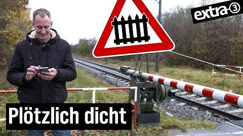 Realer Irrsinn: Gesperrter Bahnübergang in Weichering | extra 3 | NDR