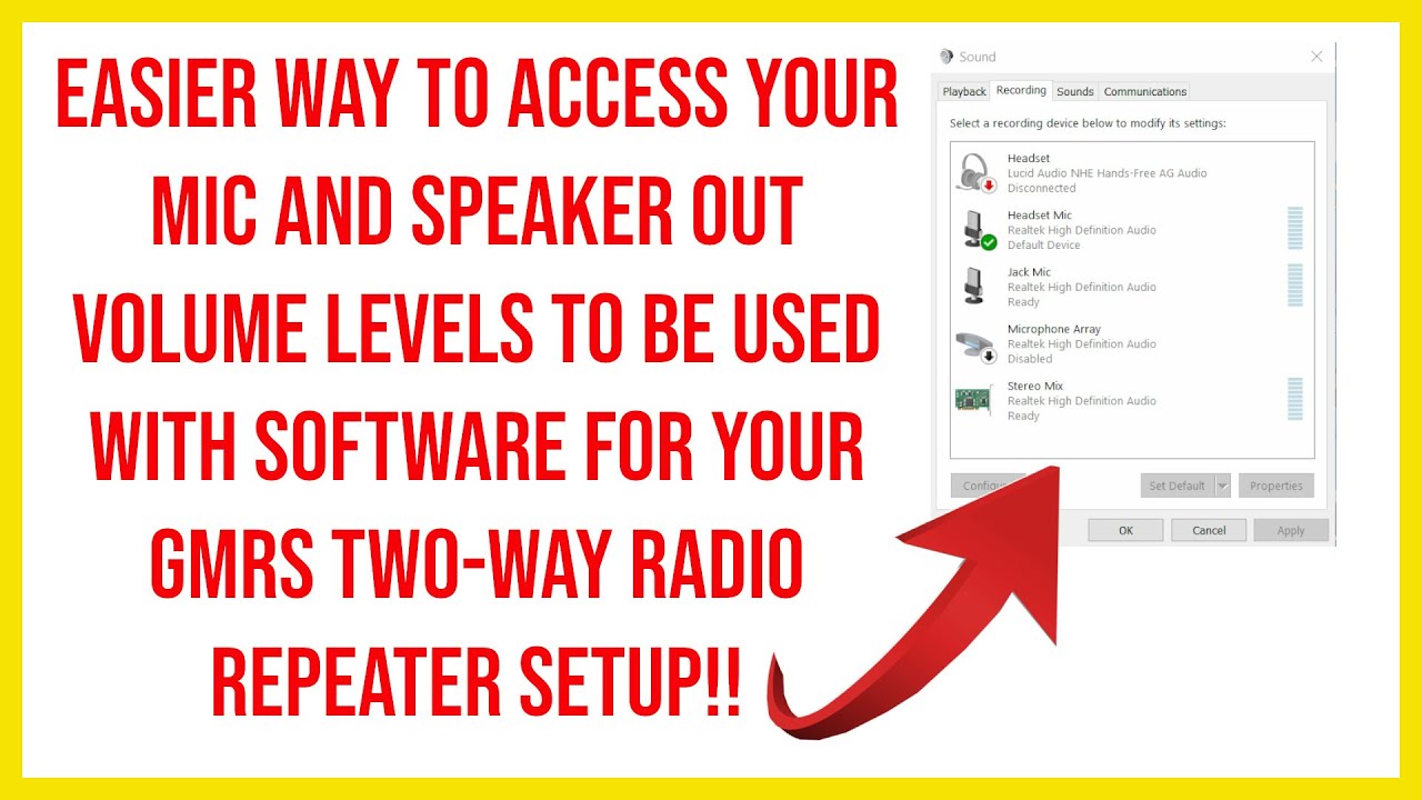 🔺 easier way access your mic/speaker out volume levels using software