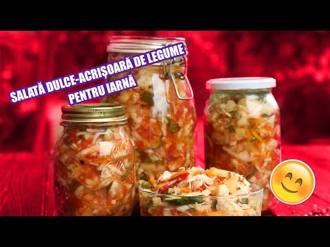 Video: Salată Dulce-acrișoară Cu Tăiței De Amidon și Legume Dintr-o Cafenea Chineză
