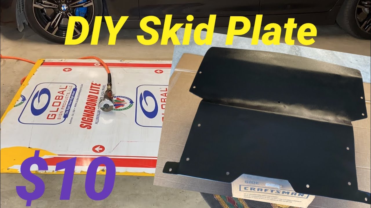 DIY Skid plate BMW F10 535i YouTube